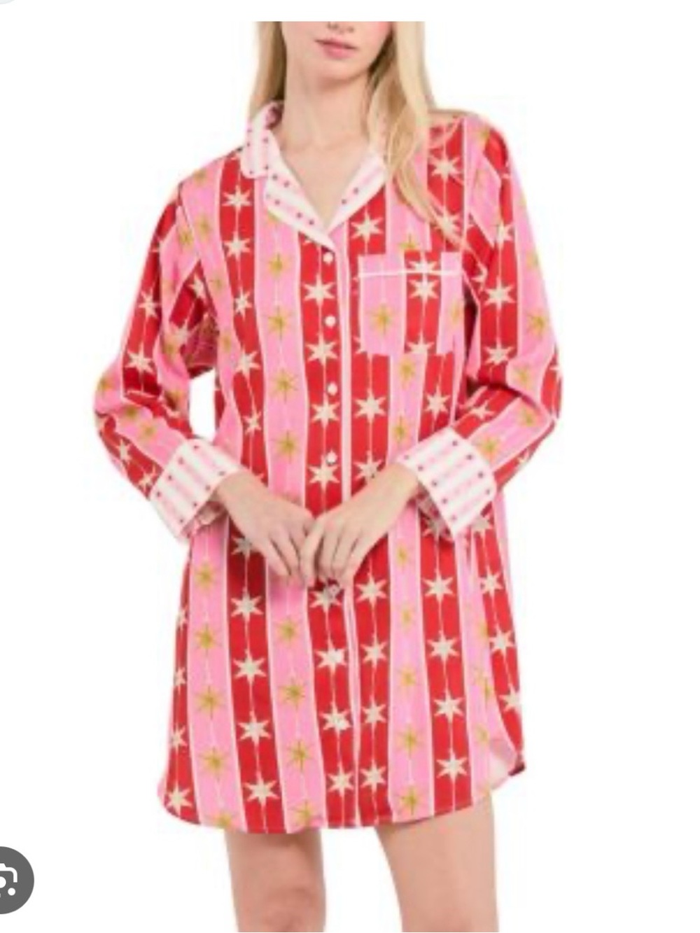 Katie Kime Katie Kime Tree Topper Sleep Shirt Size XL NWOT